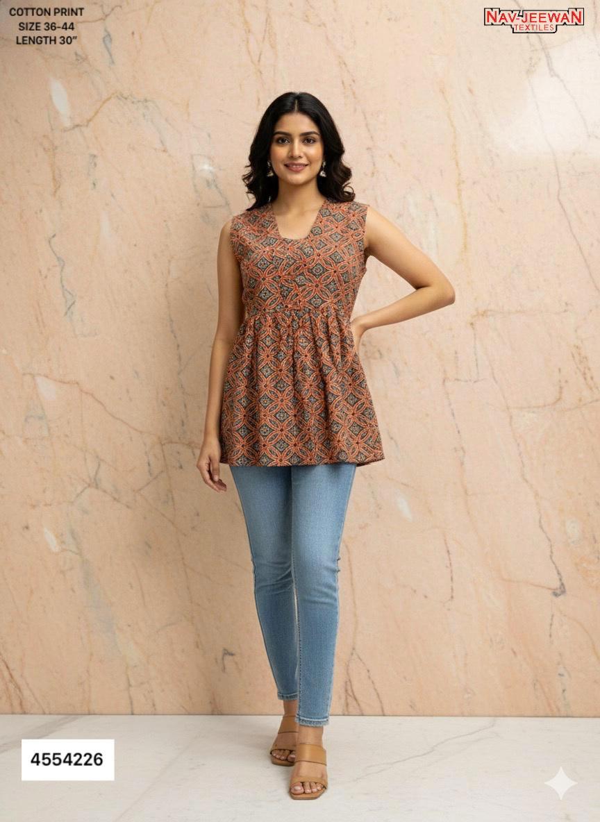 Short Kurtis - Lightweight Cotton Everyday Wear For Comfort