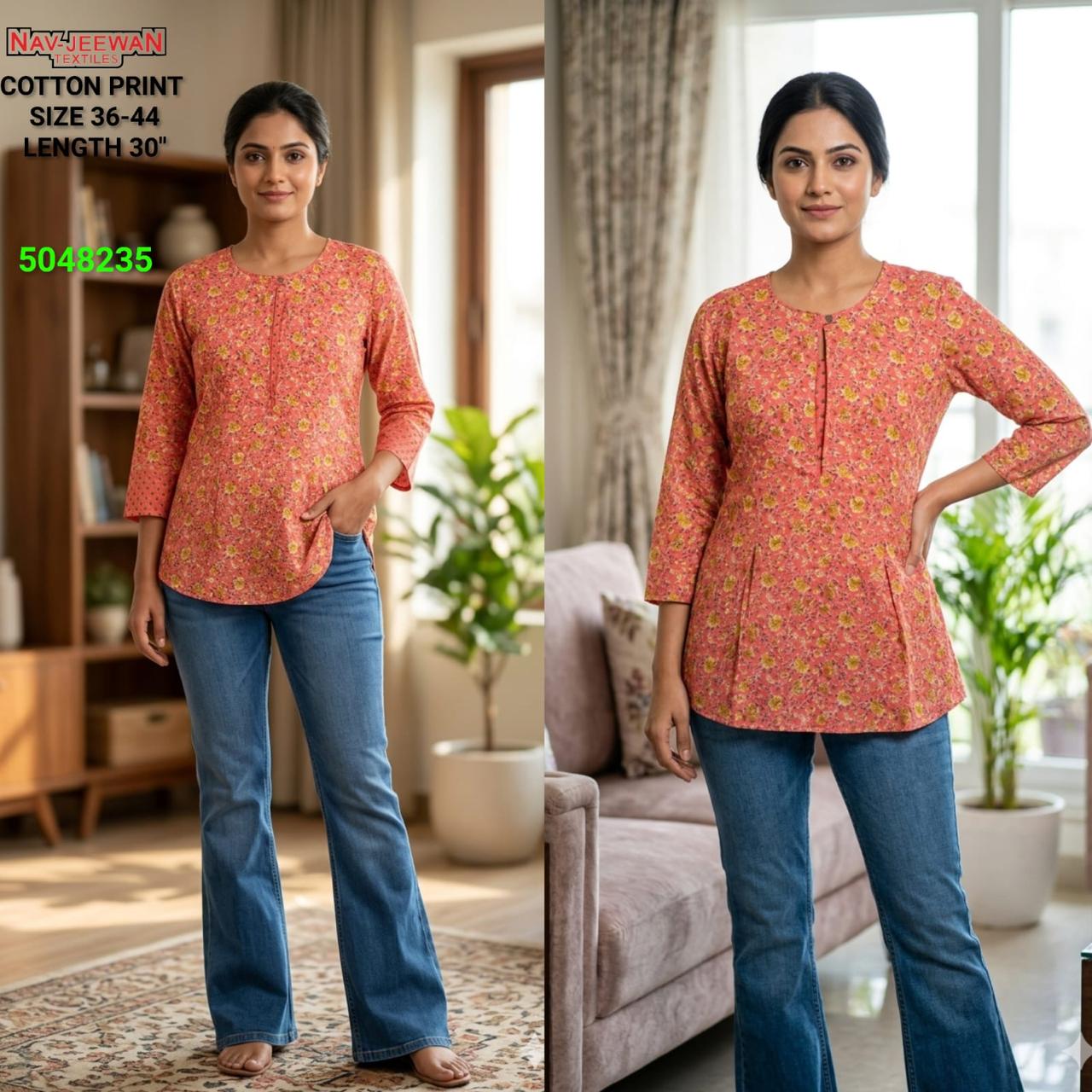 Short Kurtis With Soft Cotton Comfort For Everyday Wear